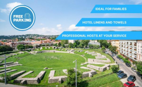 Free parking Amphitheater Apartment - Wifi, AC, TV Budapest
